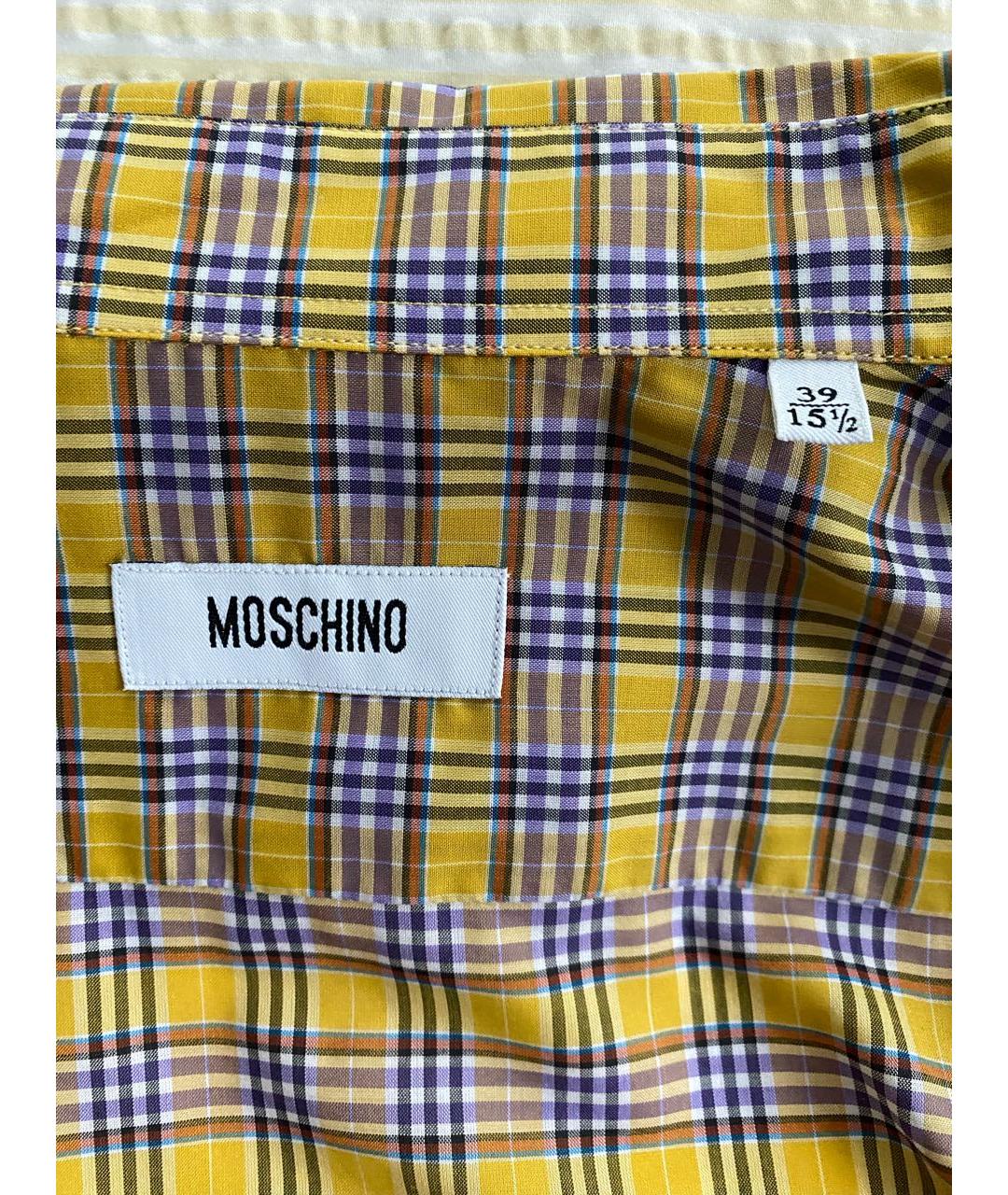 MOSCHINO Мульти хлопковая кэжуал рубашка, фото 2