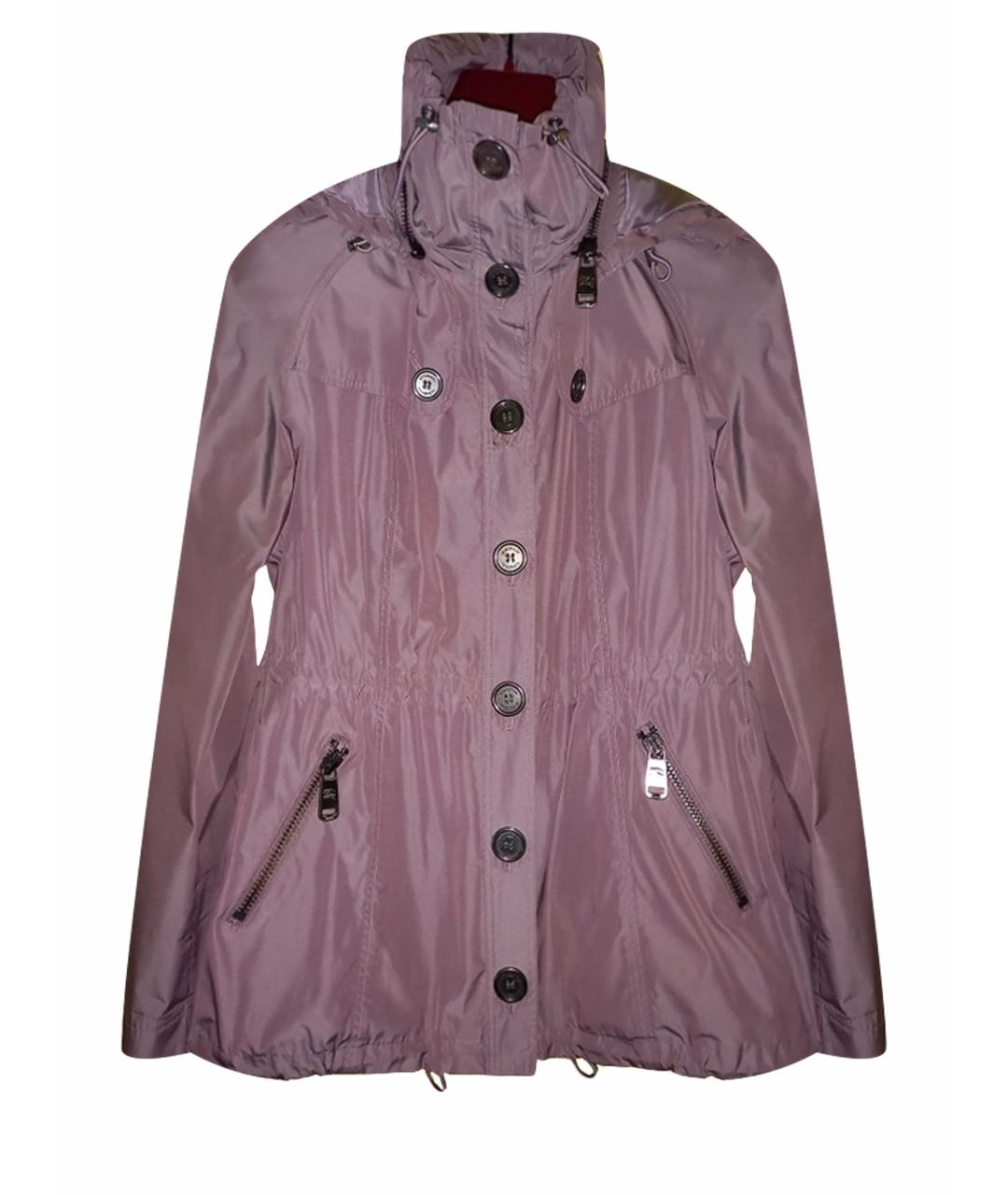 BURBERRY Розовая полиэстеровая куртка, фото 1