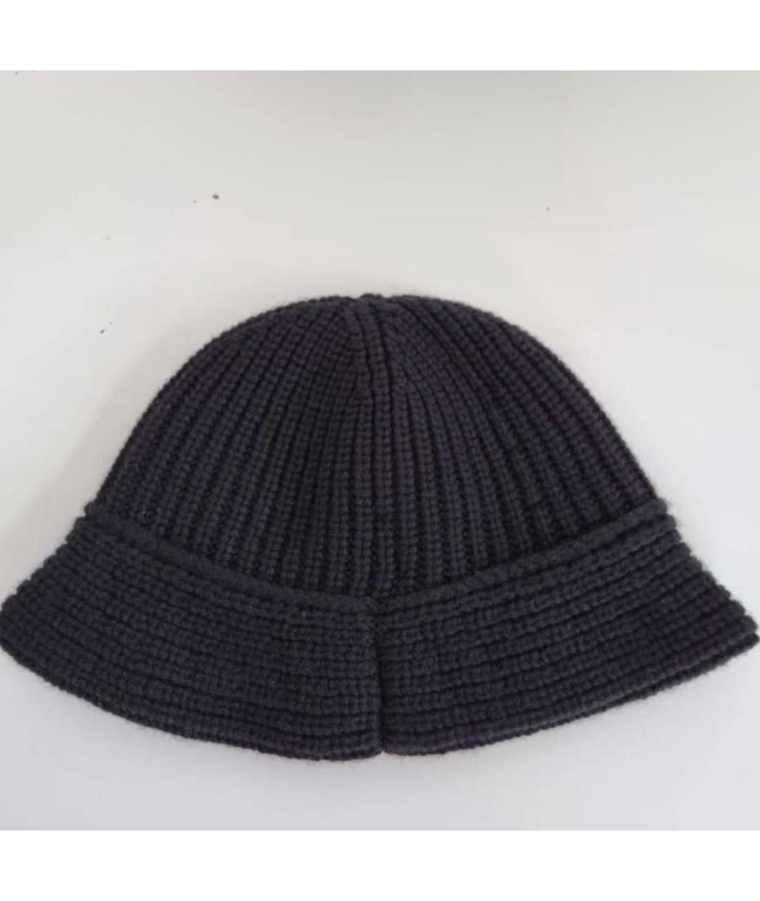 CELINE Черная кашемировая шапка, фото 2