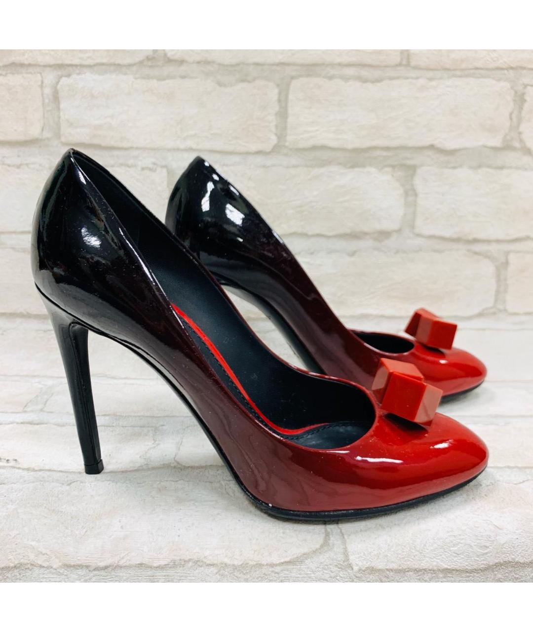 LOUIS VUITTON PRE-OWNED Красные туфли из лакированной кожи, фото 6