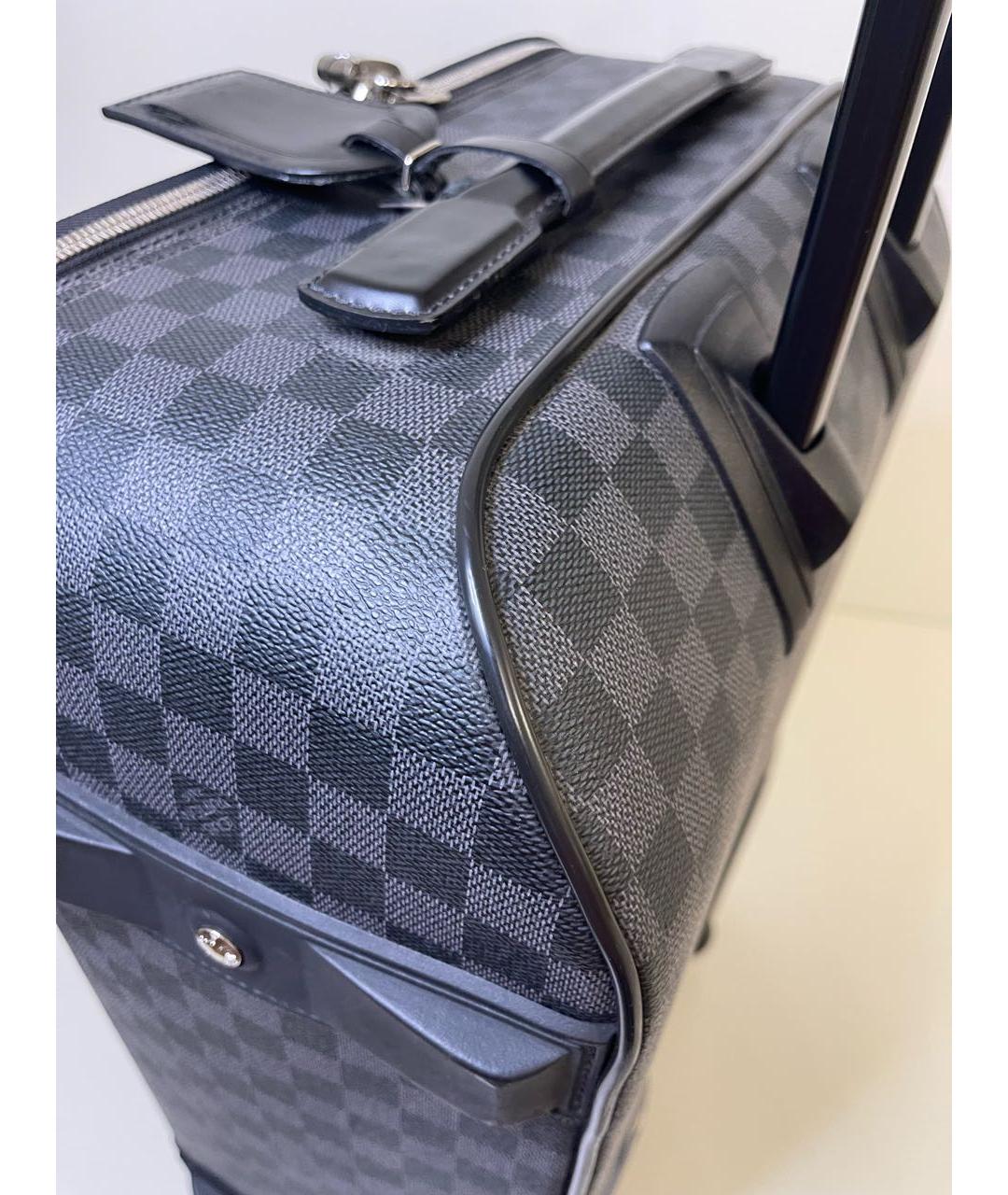 LOUIS VUITTON PRE-OWNED Серый чемодан, фото 8