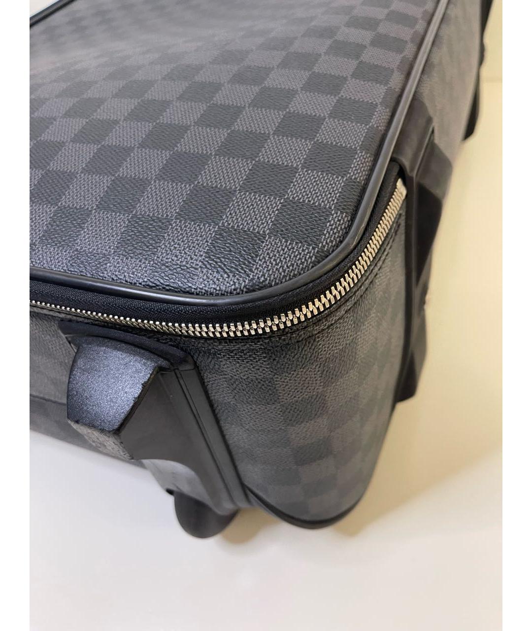 LOUIS VUITTON PRE-OWNED Серый чемодан, фото 7