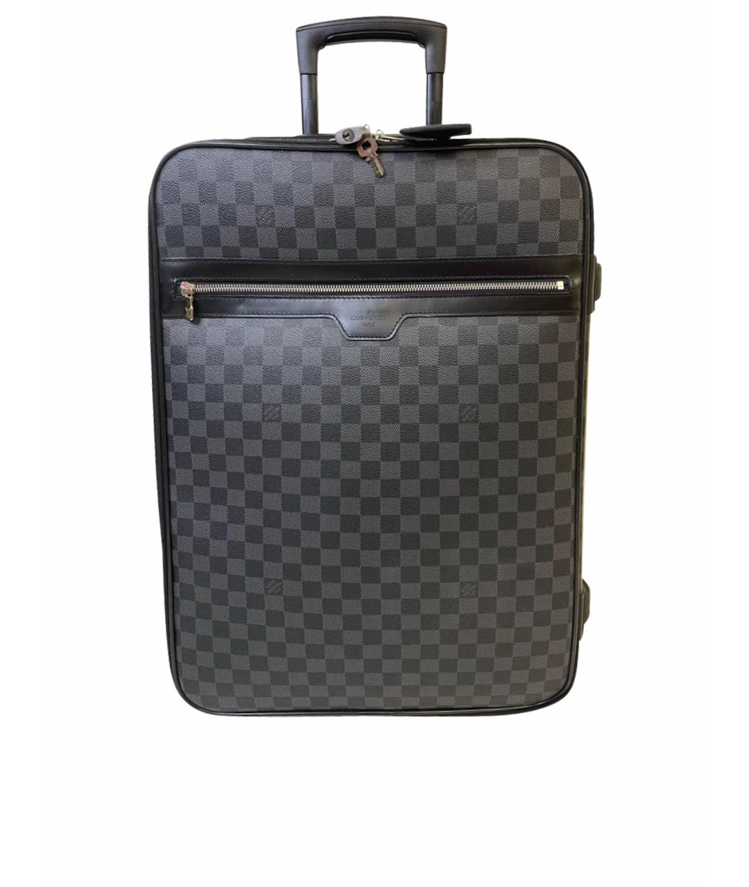 LOUIS VUITTON PRE-OWNED Серый чемодан, фото 1
