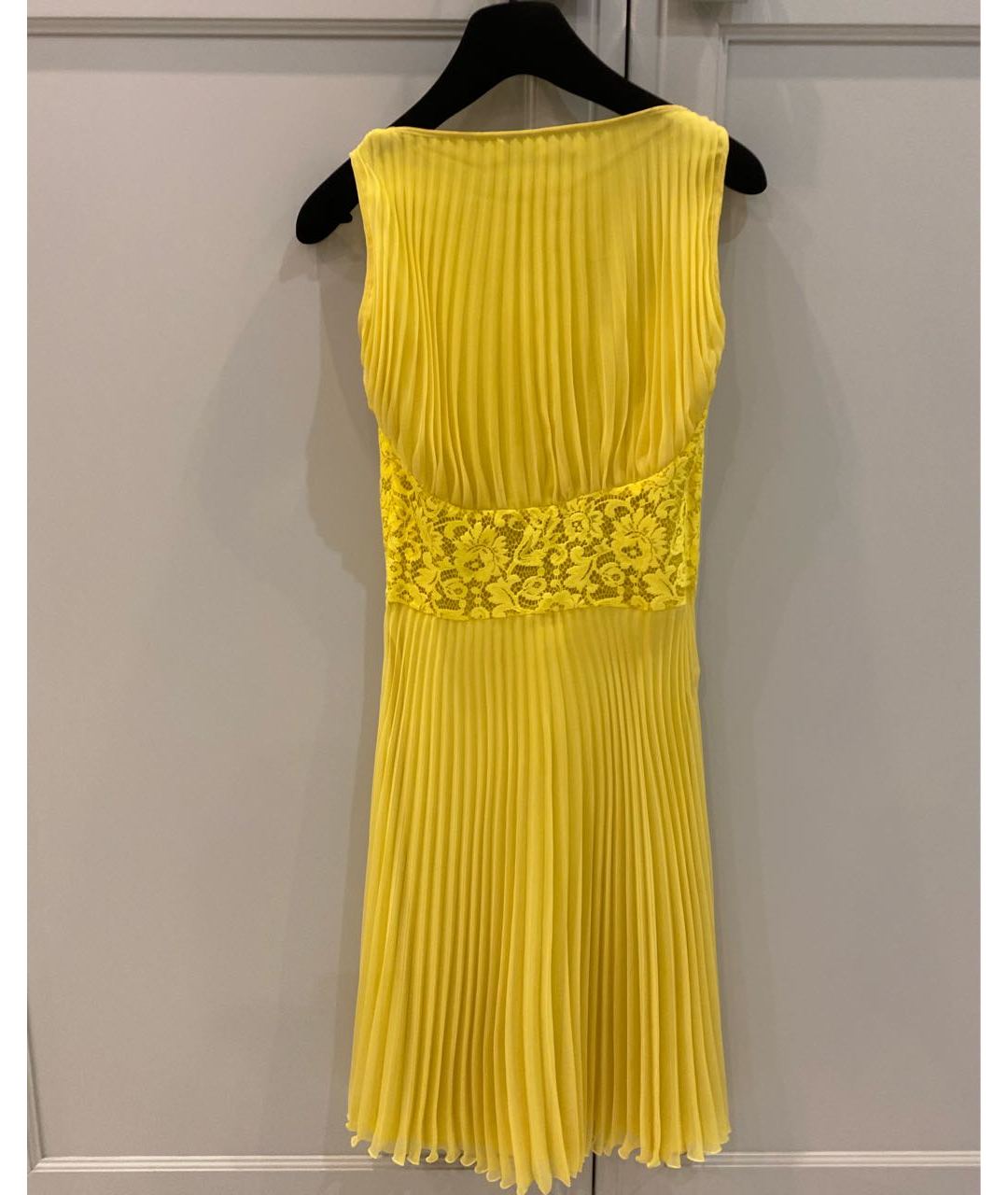 BLUGIRL Желтое полиэстеровое коктейльное платье, фото 2