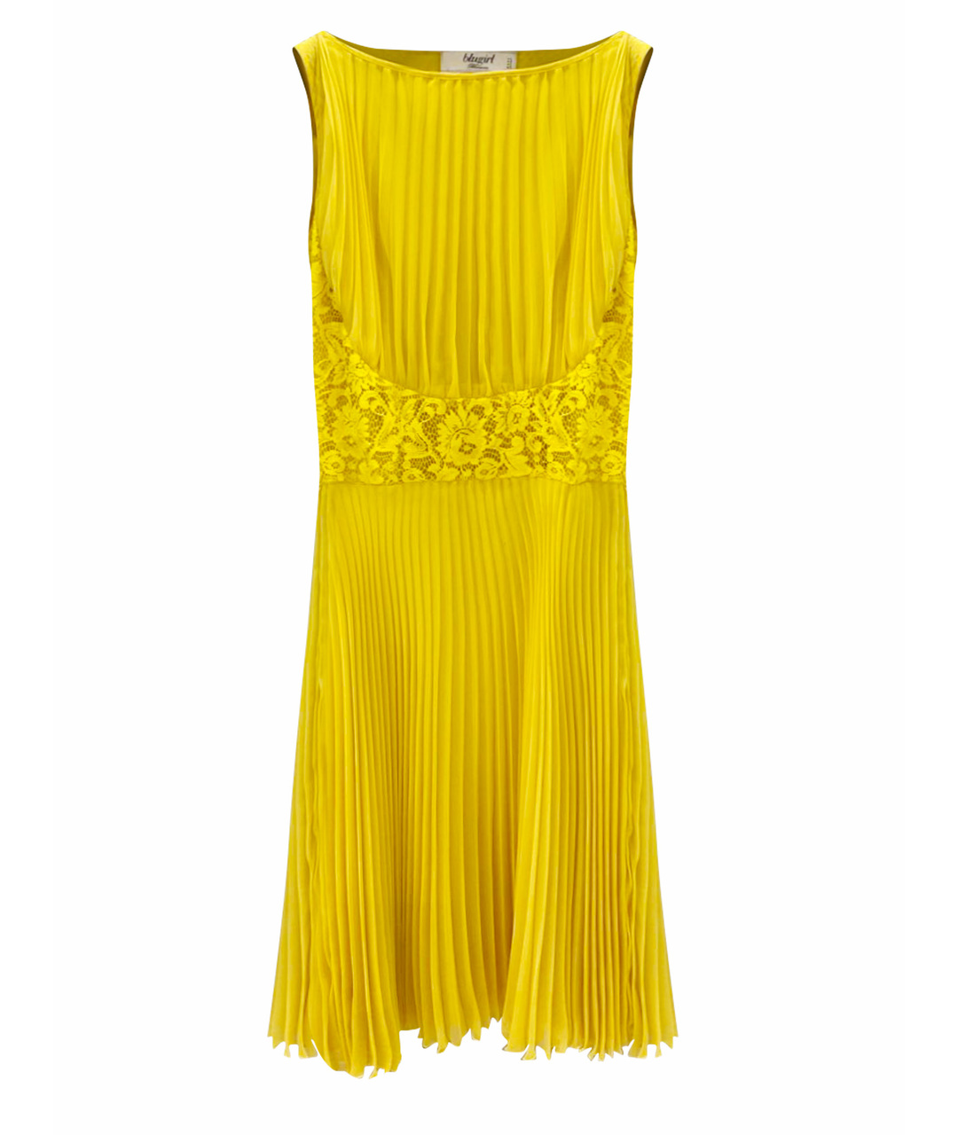 BLUGIRL Желтое полиэстеровое коктейльное платье, фото 1