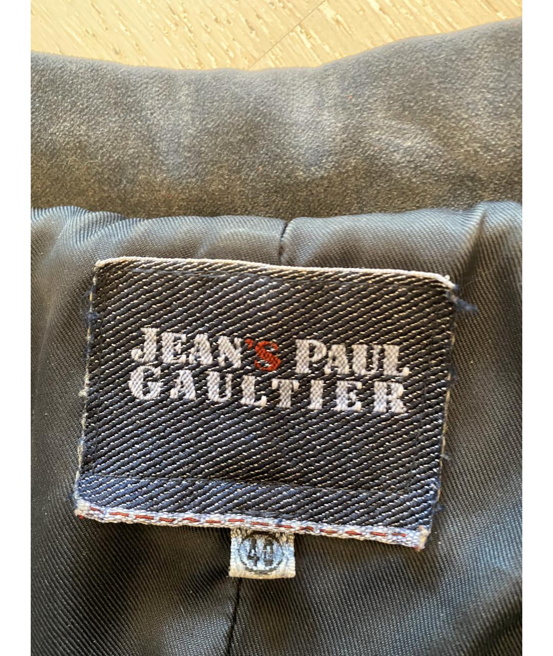 JEAN PAUL GAULTIER Синий бархатный жакет/пиджак, фото 2