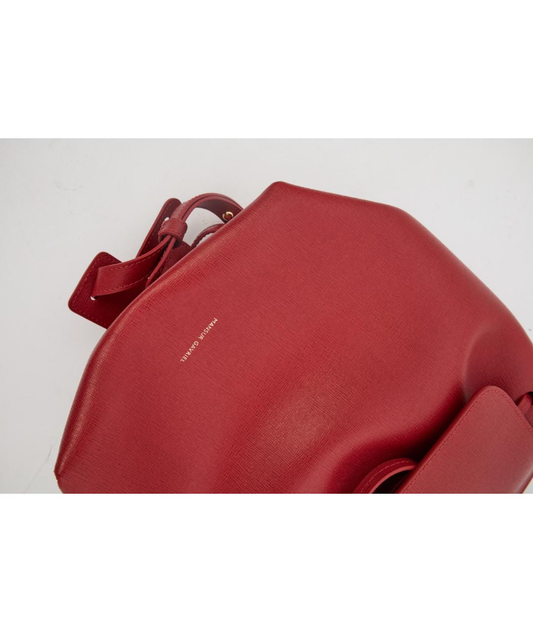 MANSUR GAVRIEL Красный кожаный рюкзак, фото 2