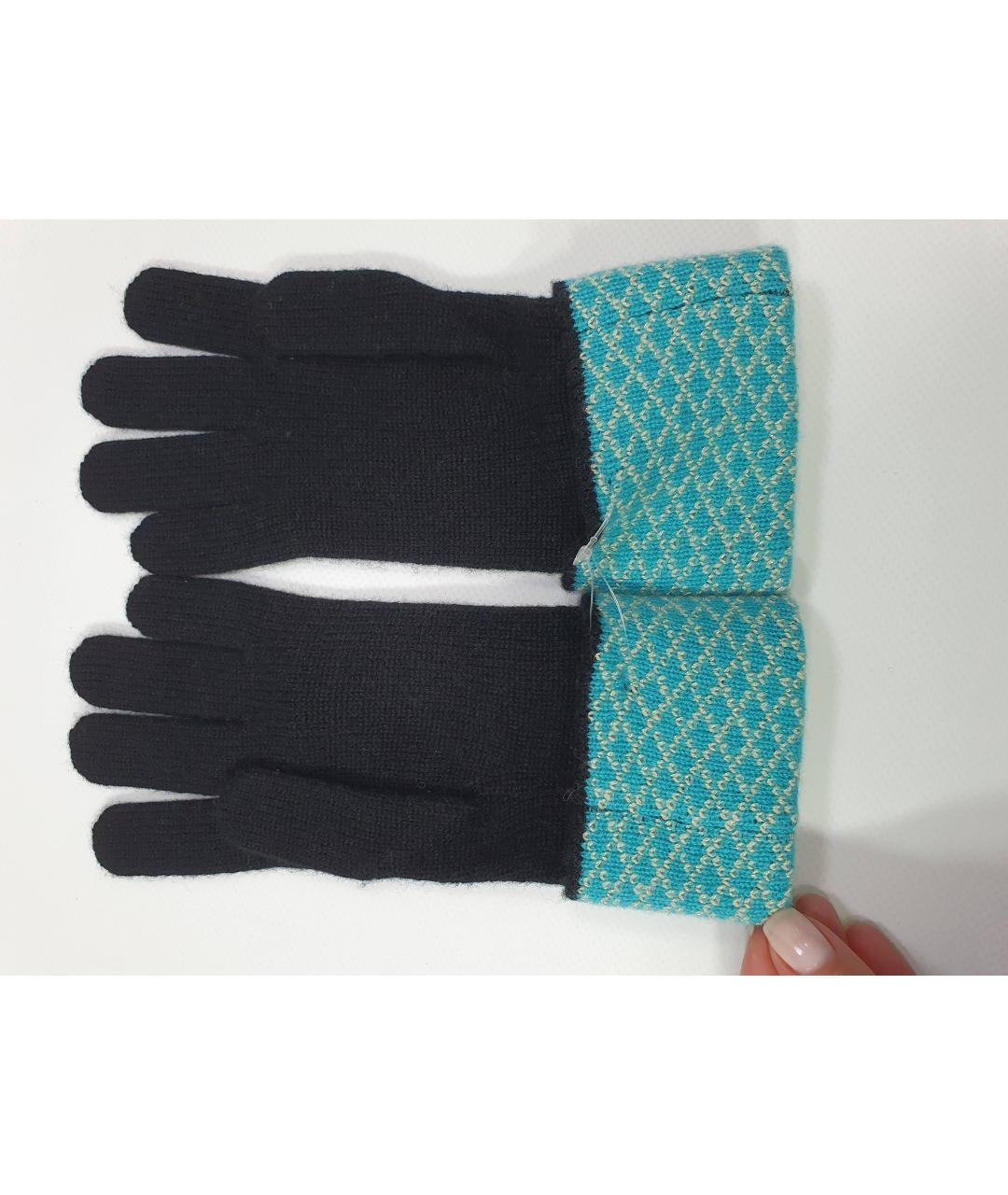 CHANEL PRE-OWNED Мульти кашемировые перчатки, фото 3