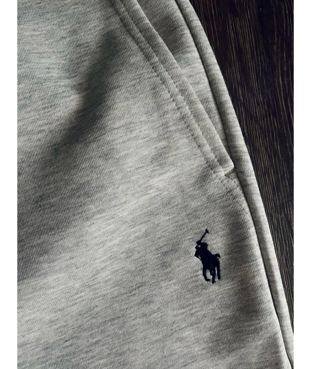 POLO RALPH LAUREN Серый хлопко-эластановый спортивный костюм, фото 4