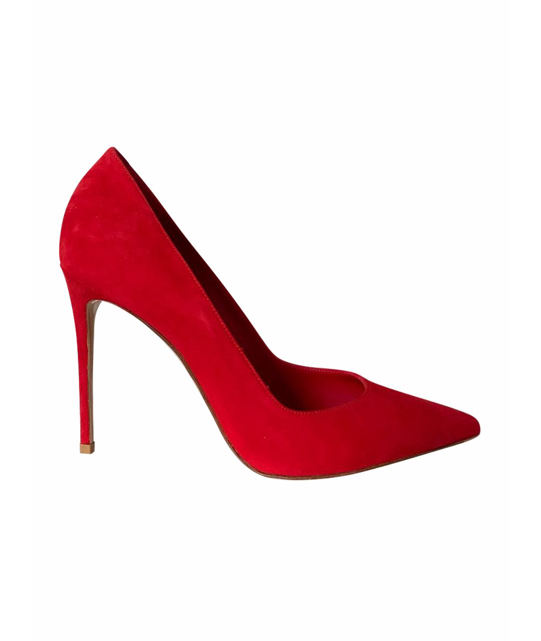 LE SILLA Красные замшевые туфли, фото 1