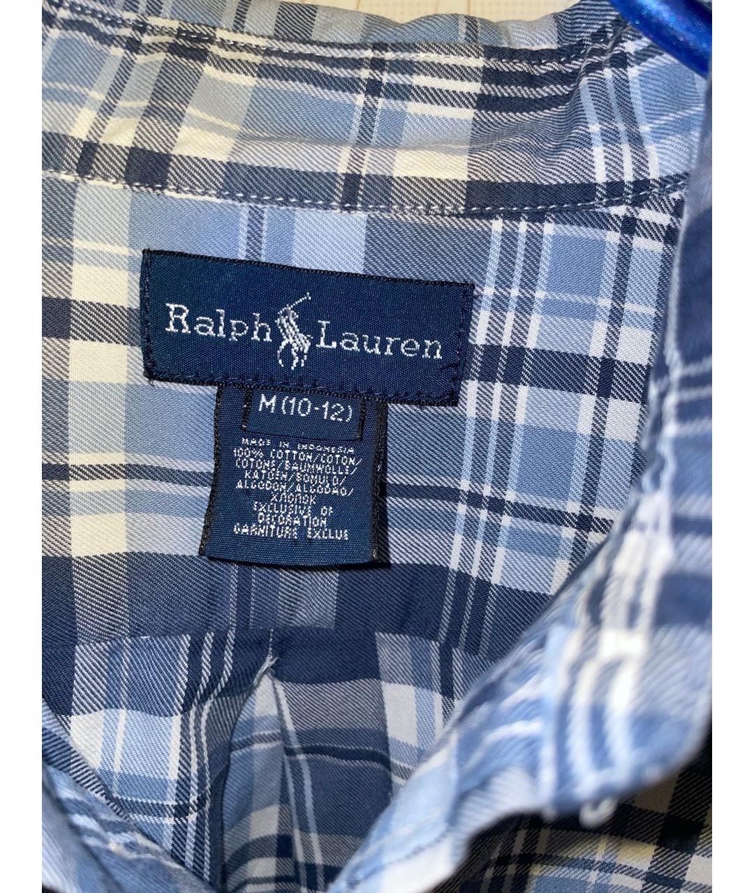 RALPH LAUREN Мульти хлопковая детская рубашка, фото 3