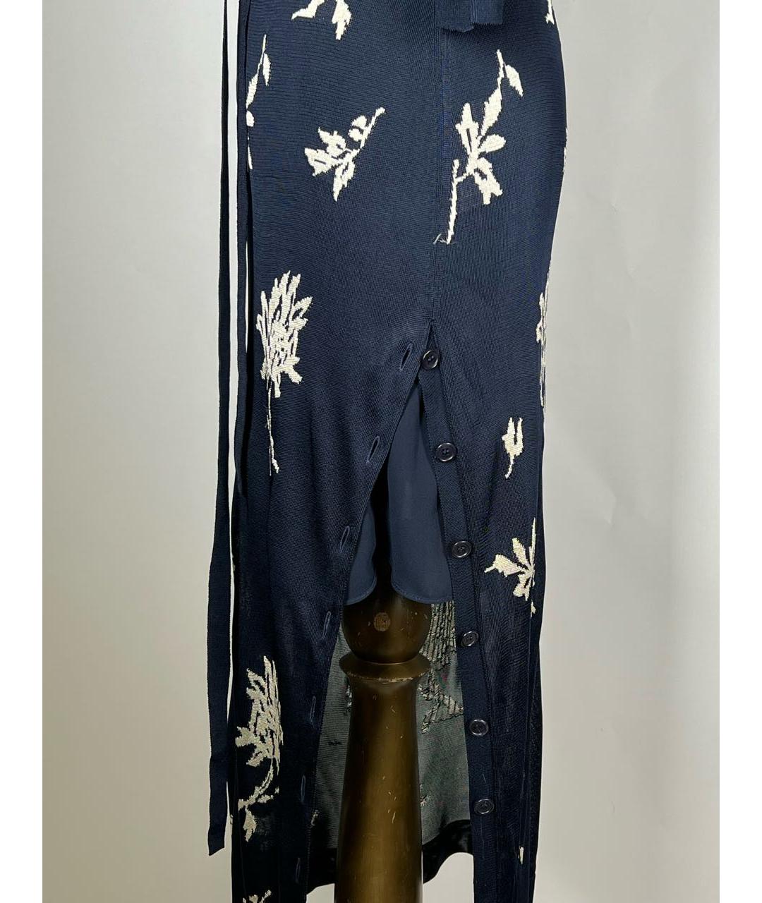 CHLOE Темно-синее полиамидовое повседневное платье, фото 6