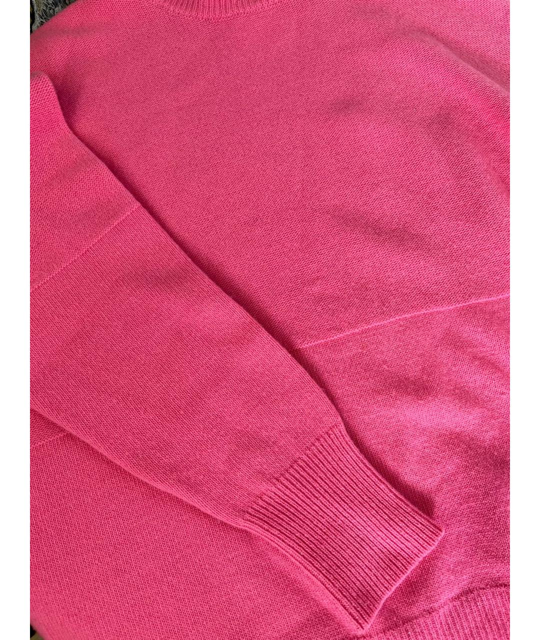 ERIKA CAVALLINI Розовый шерстяной джемпер / свитер, фото 4