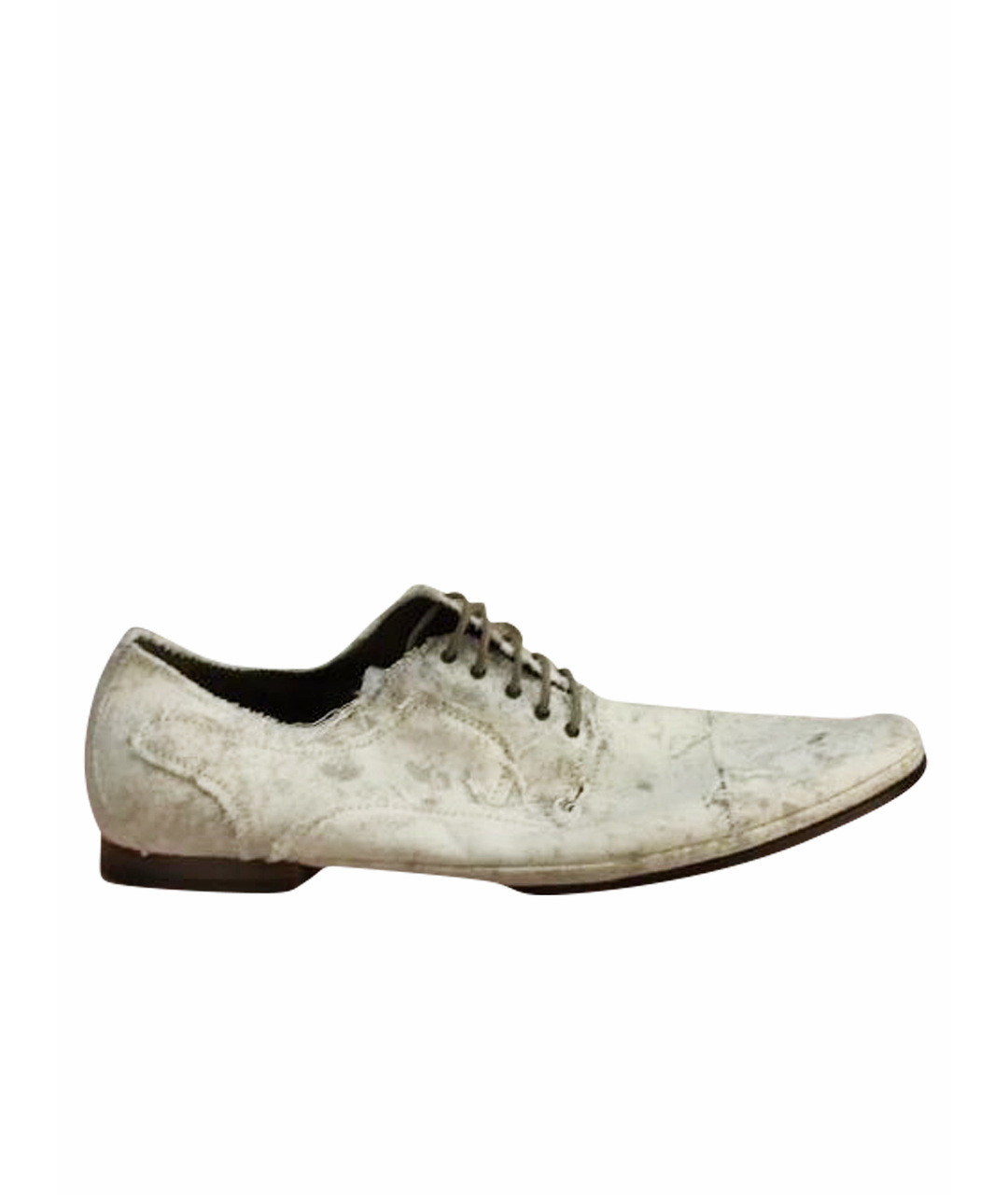 DOLCE&GABBANA Белые текстильные туфли, фото 1
