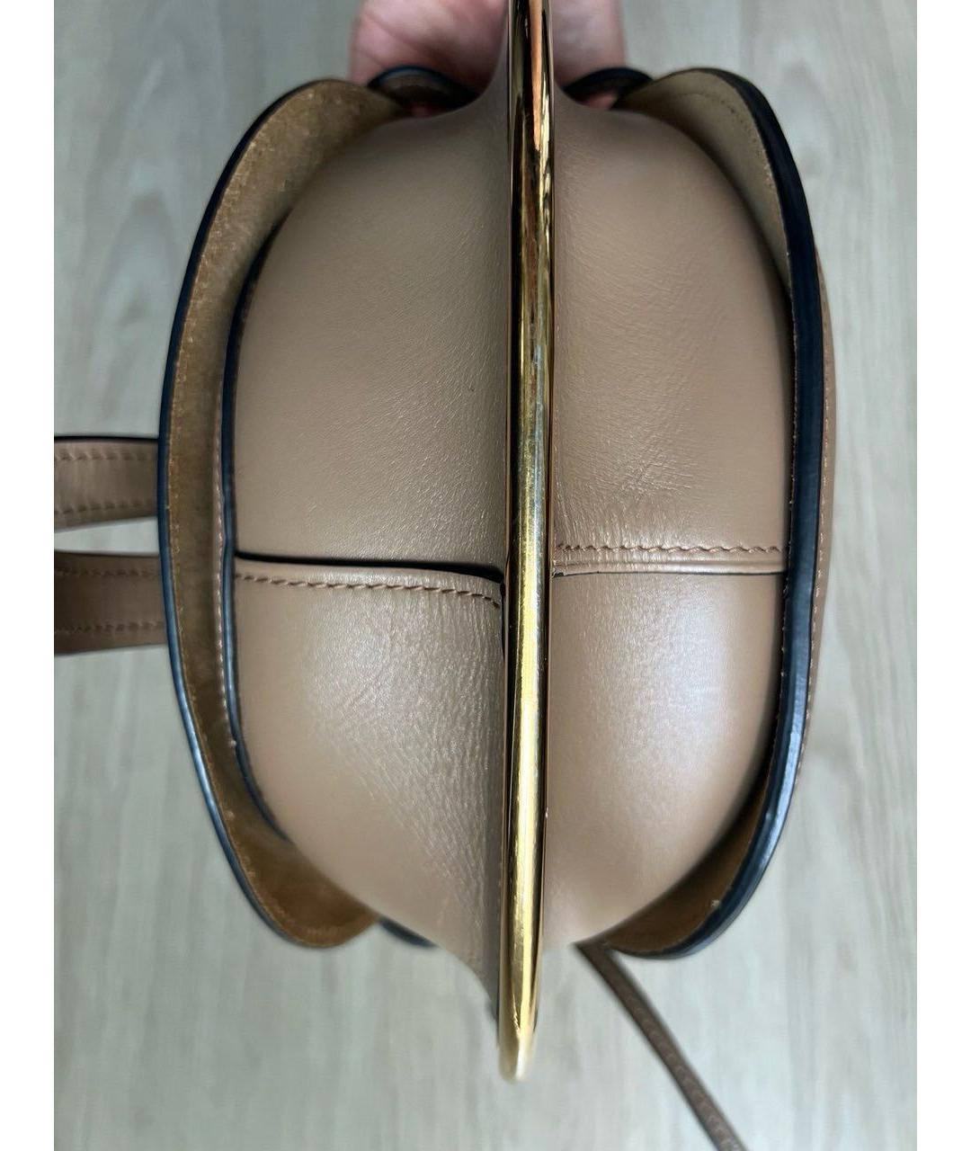 LOEWE Коричневая кожаная сумка через плечо, фото 8