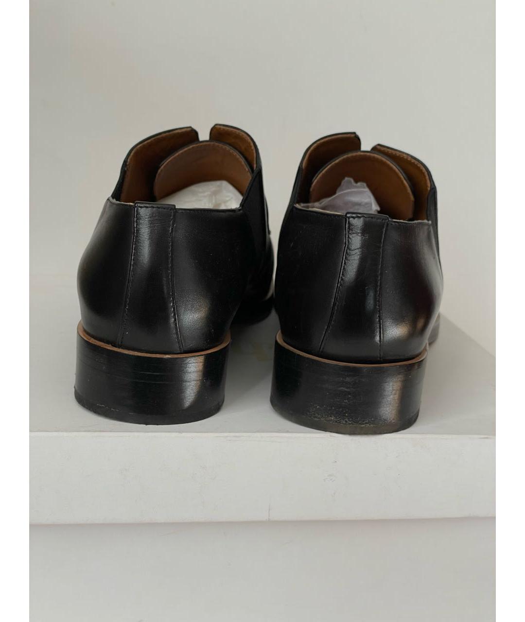 CHLOE Черные кожаные туфли, фото 3