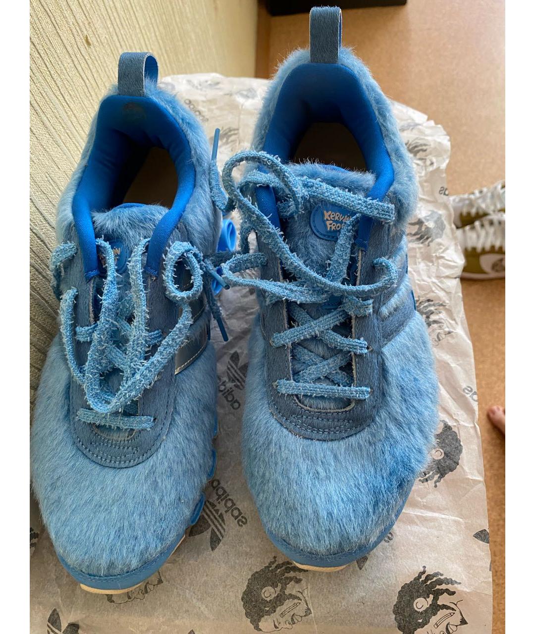 ADIDAS Голубые низкие кроссовки / кеды, фото 4