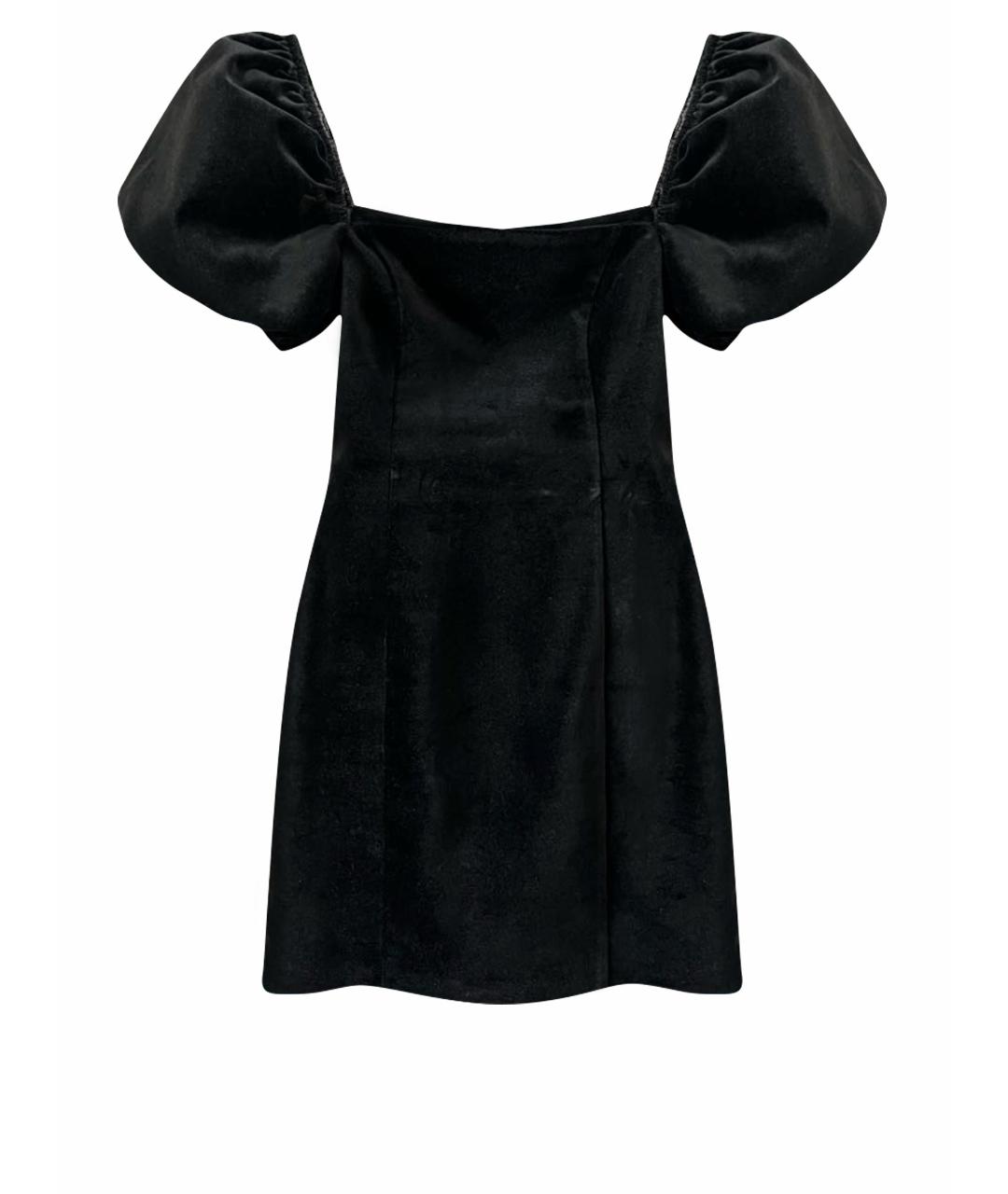 ITMFL Черное хлопковое коктейльное платье, фото 1