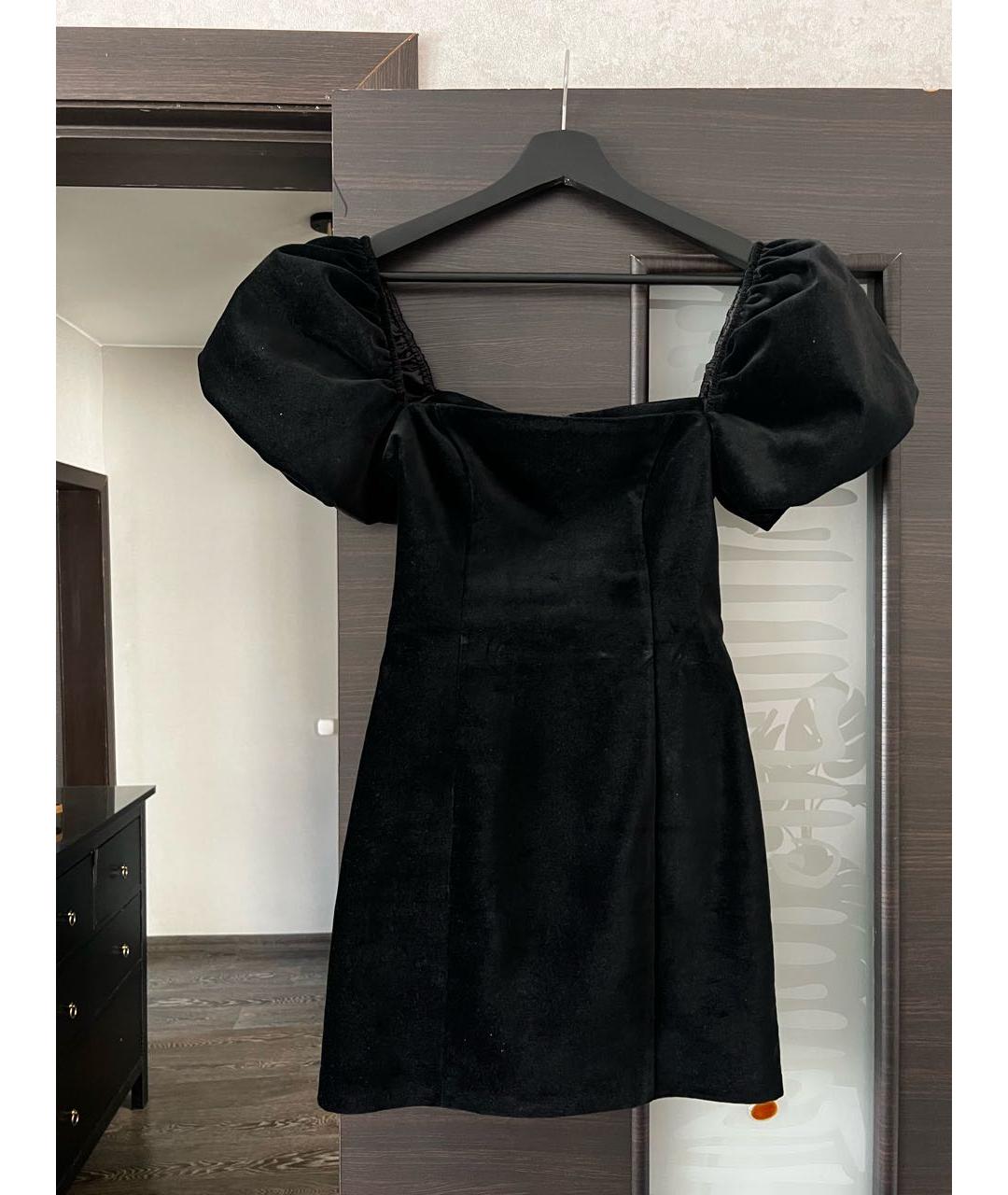 ITMFL Черное хлопковое коктейльное платье, фото 3