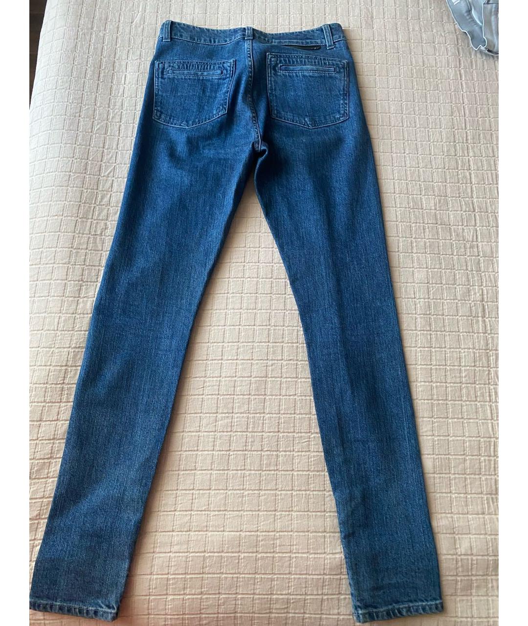 STELLA MCCARTNEY Синие хлопковые джинсы слим, фото 2