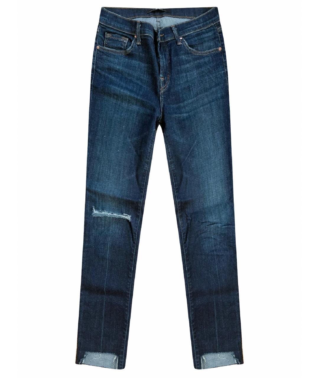 JBRAND Темно-синие хлопковые джинсы слим, фото 1