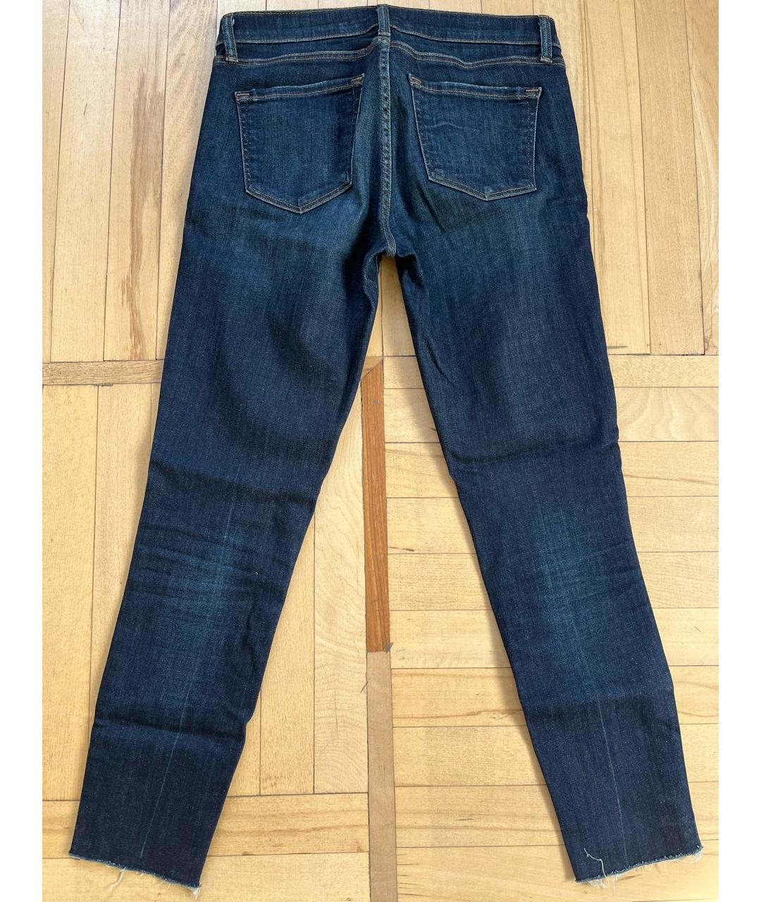 JBRAND Темно-синие хлопковые джинсы слим, фото 4