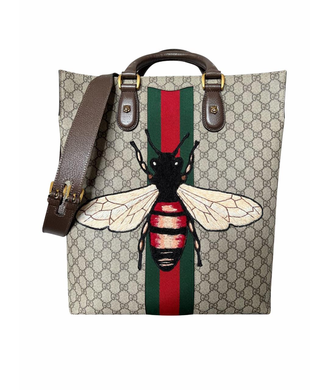 GUCCI Бежевая сумка на плечо, фото 1