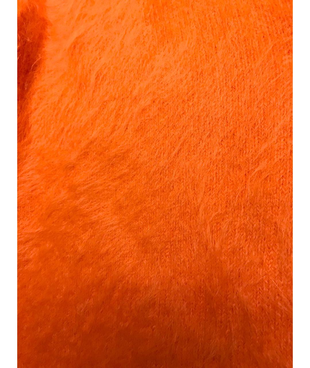 SPORTMAX Оранжевый шерстяной джемпер / свитер, фото 5