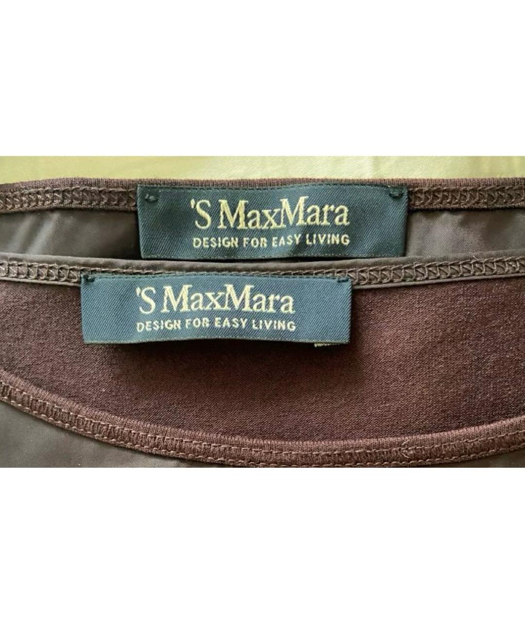 'S MAX MARA Вискозное повседневное платье, фото 8