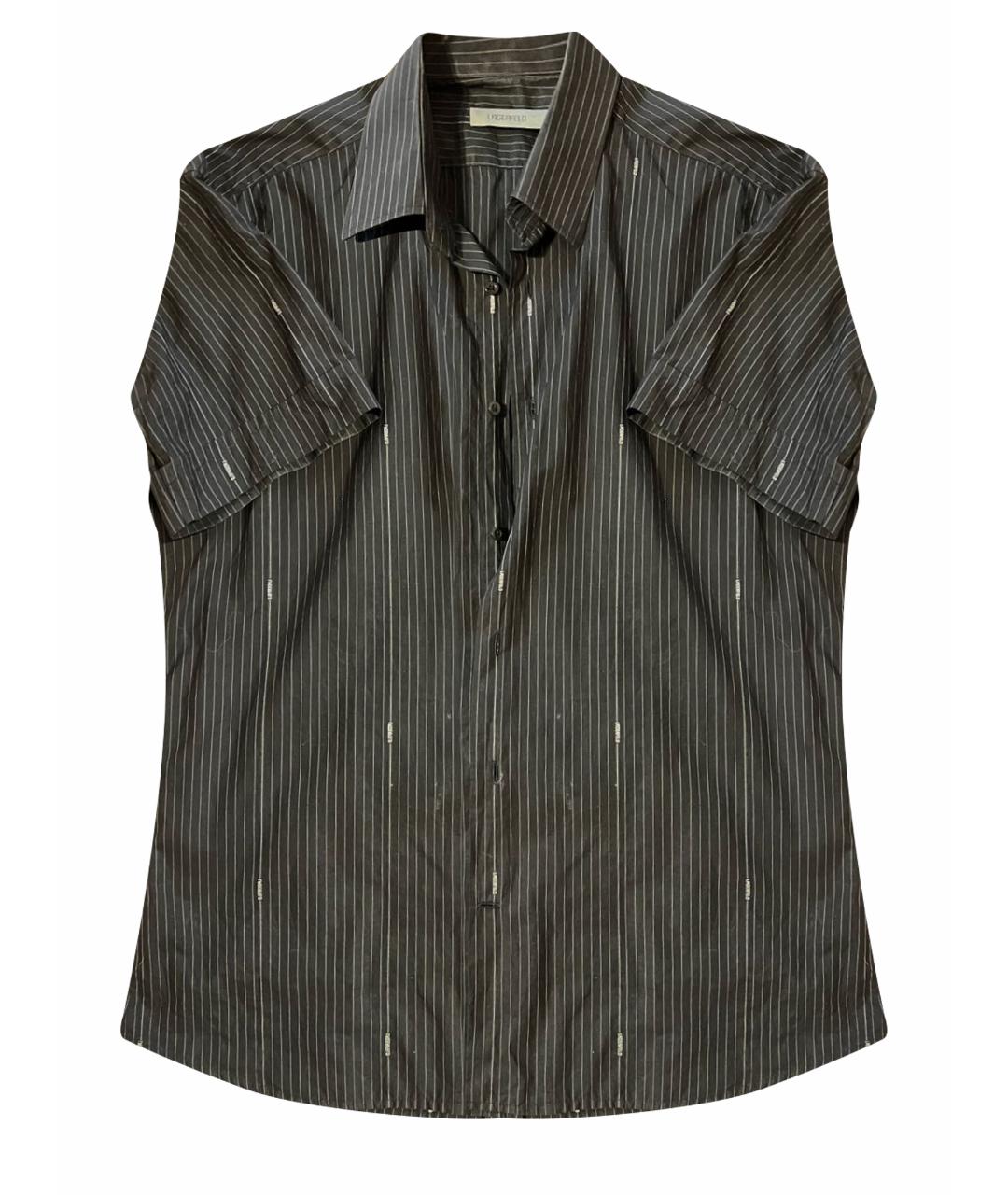 KARL LAGERFELD Черная хлопко-полиэстеровая кэжуал рубашка, фото 1