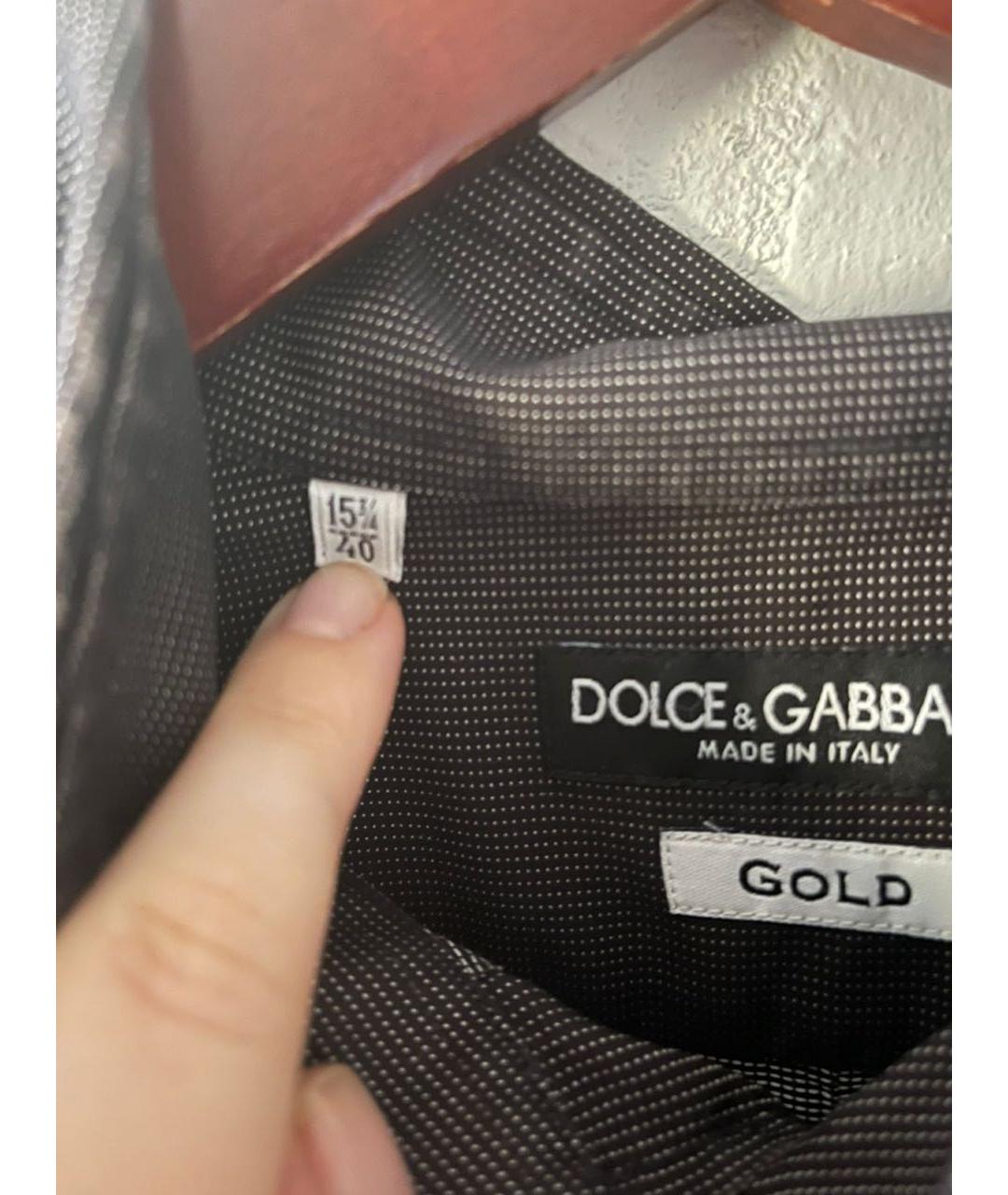 DOLCE&GABBANA Бордовая классическая рубашка, фото 3