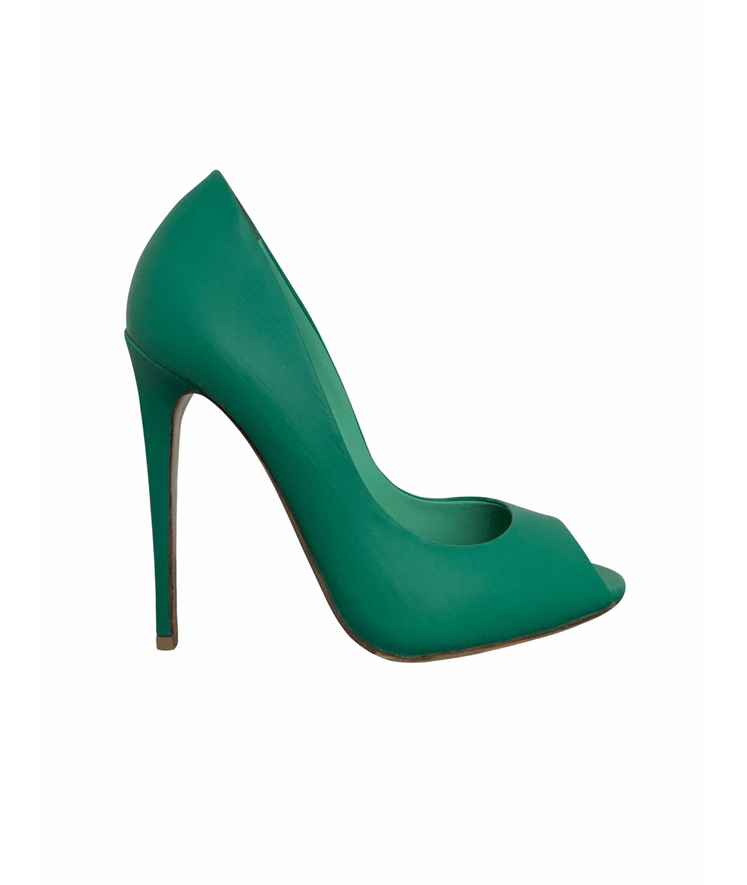 LE SILLA Зеленые кожаные туфли, фото 1