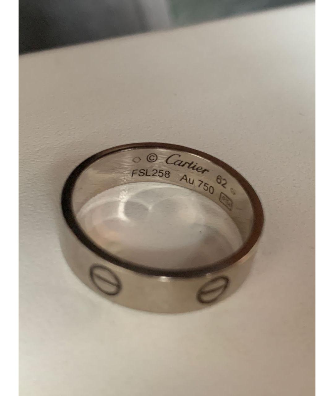 CARTIER Белое кольцо из белого золота, фото 7