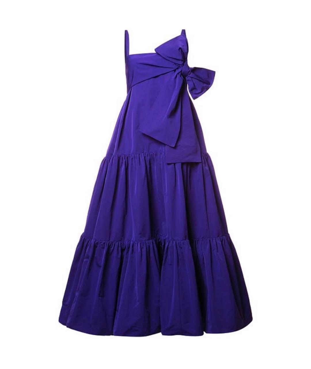 ROCHAS Фиолетовое полиэстеровое вечернее платье, фото 1
