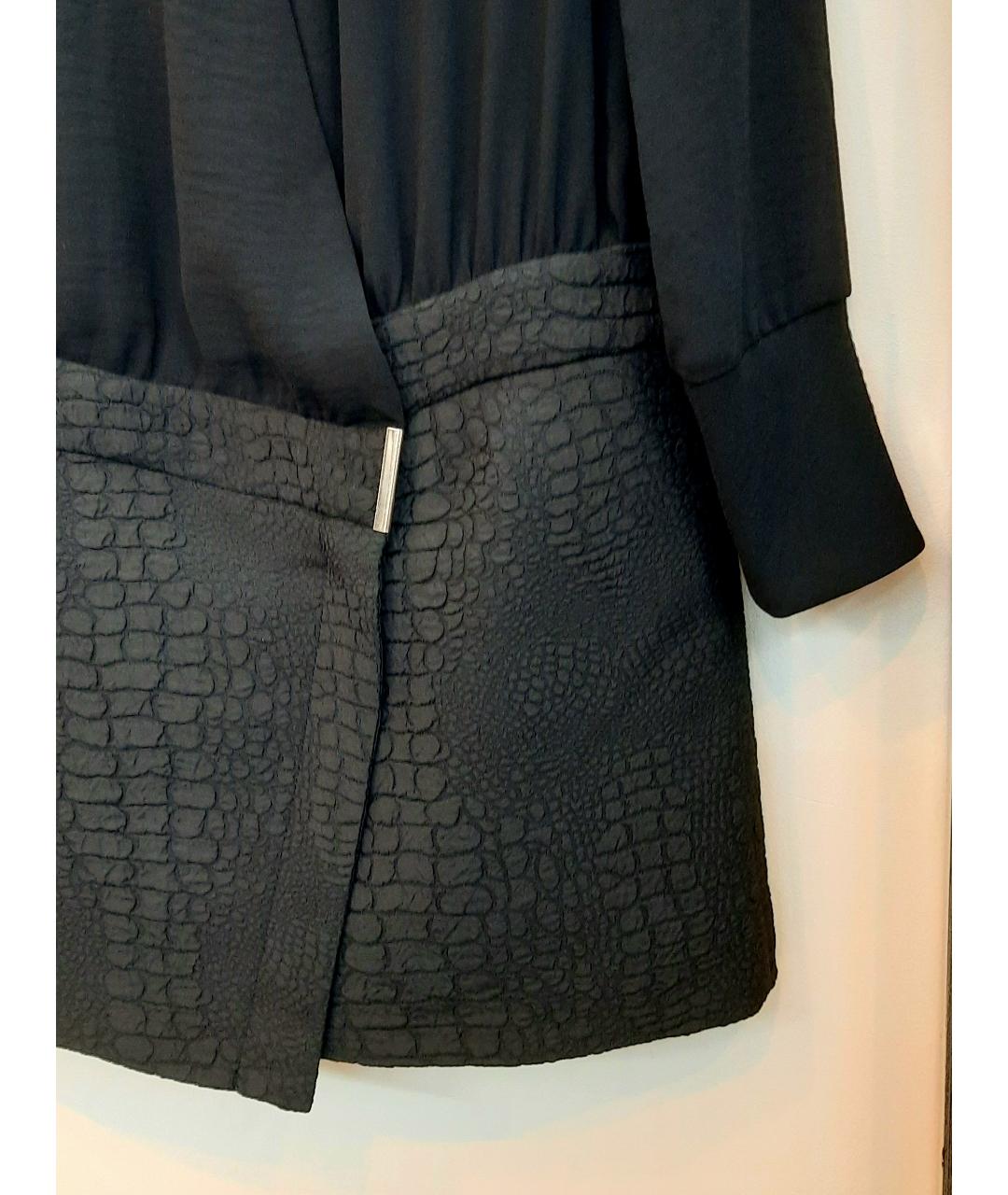 BA&SH Черное полиэстеровое коктейльное платье, фото 5
