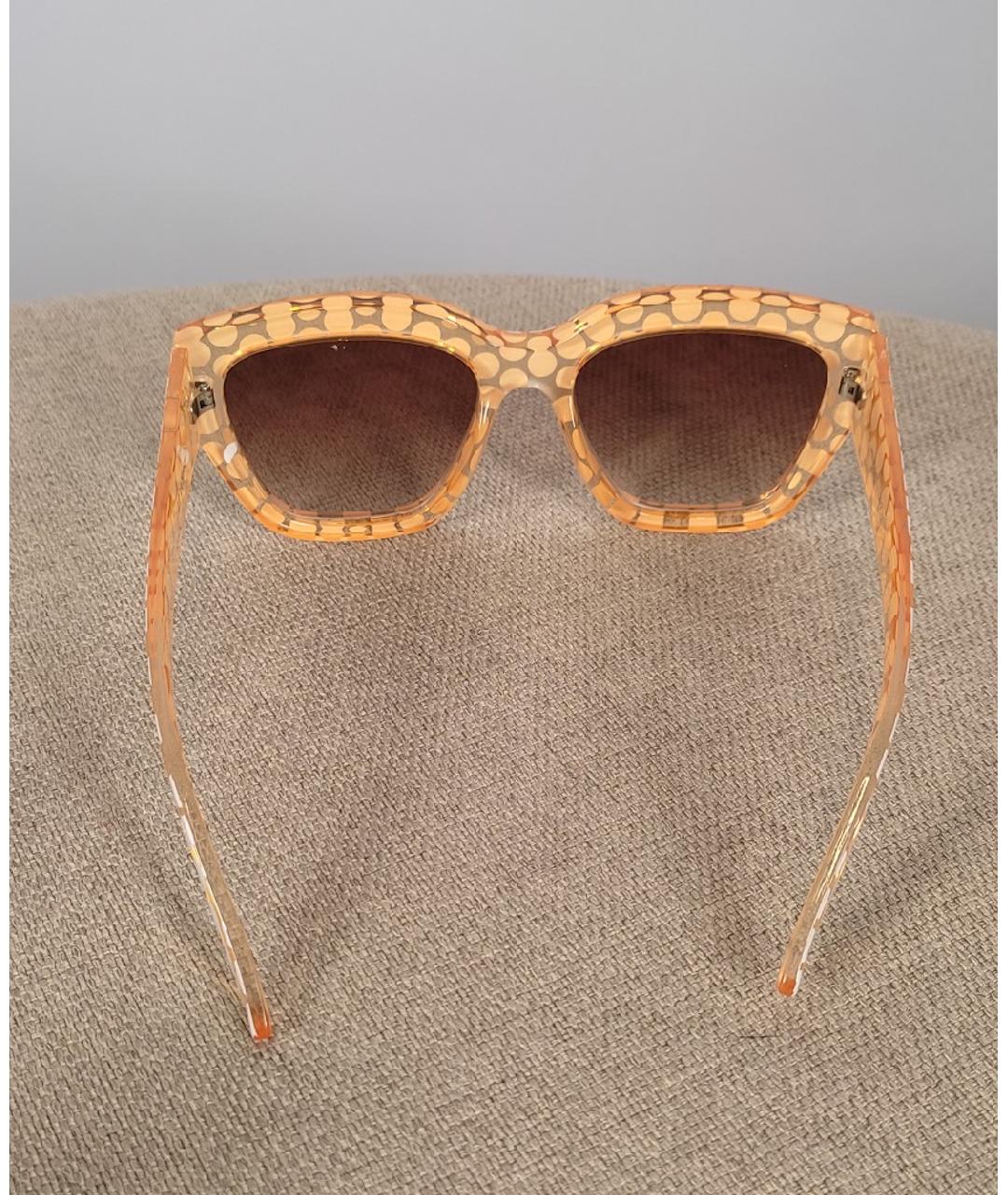 LE SPECS Оранжевое солнцезащитные очки, фото 3