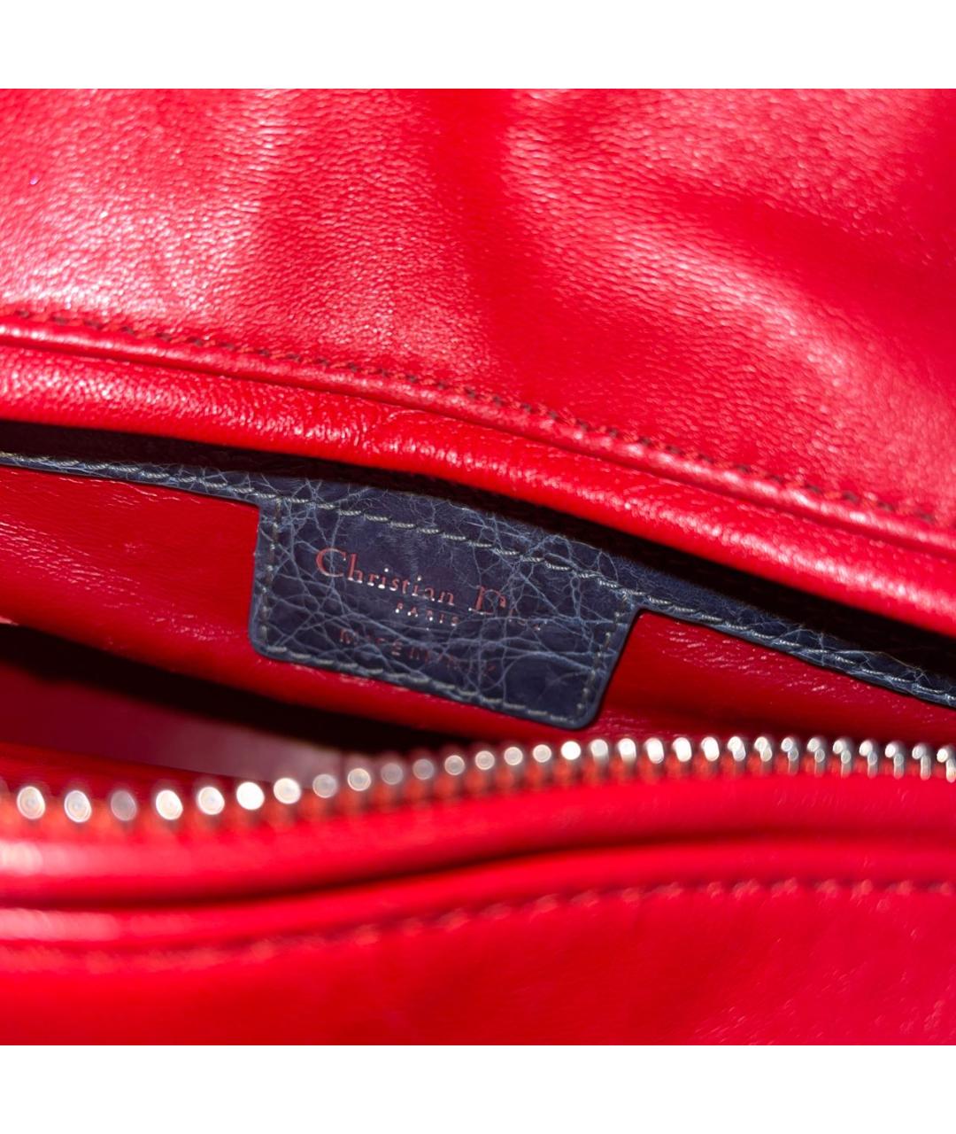 CHRISTIAN DIOR PRE-OWNED Красная сумка с короткими ручками, фото 4