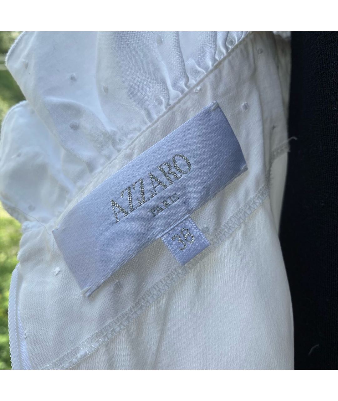 AZZARO Белый хлопковый сарафан, фото 6