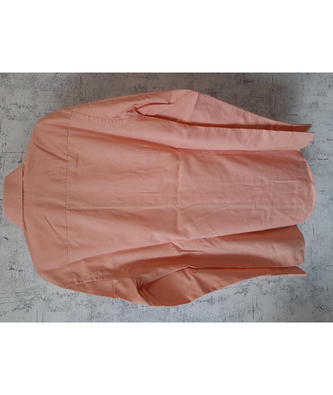 ETON Оранжевая хлопковая классическая рубашка, фото 2