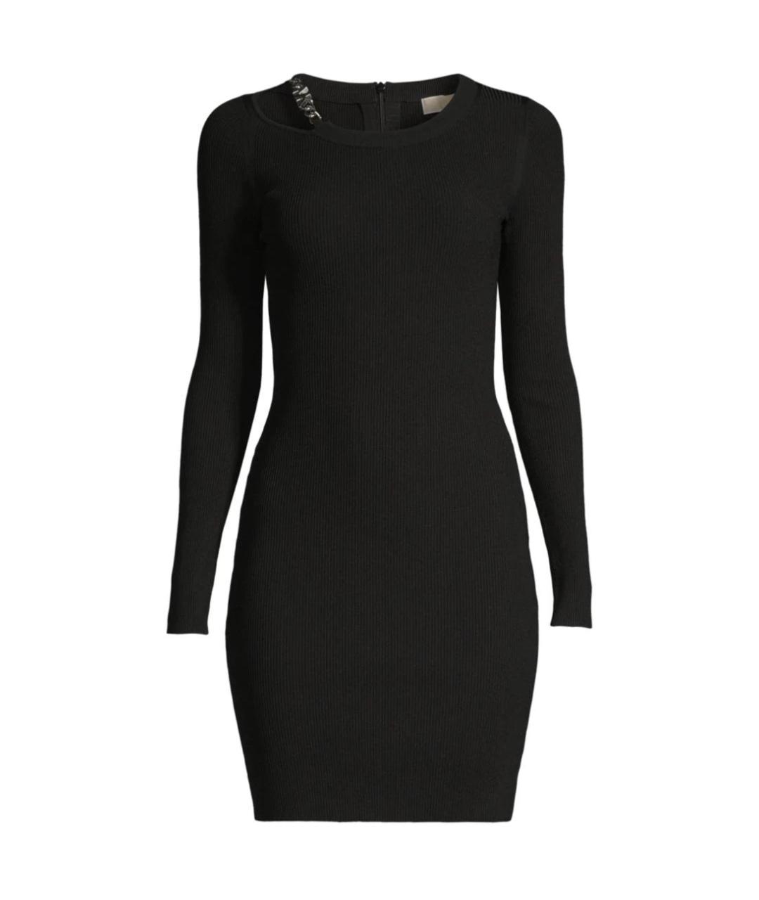 MICHAEL MICHAEL KORS Черное вискозное повседневное платье, фото 1
