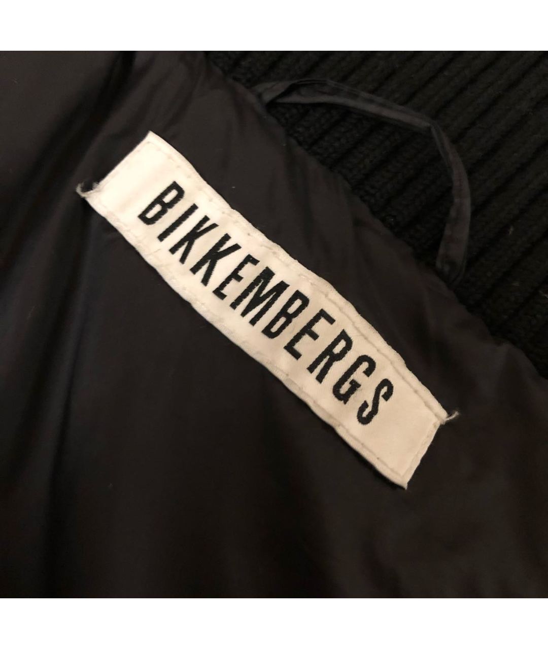 BIKKEMBERGS Черная полиамидовая куртка, фото 4