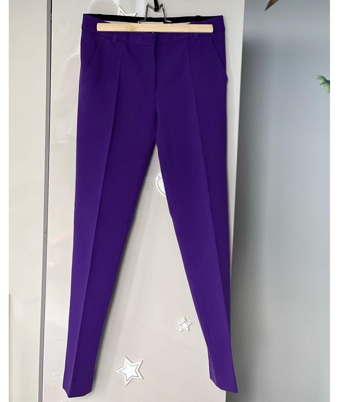EMILIO PUCCI Фиолетовый шерстяной костюм с брюками, фото 2
