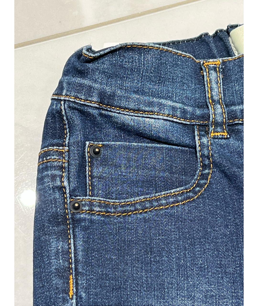 FENDI Синие деним детские джинсы, фото 3