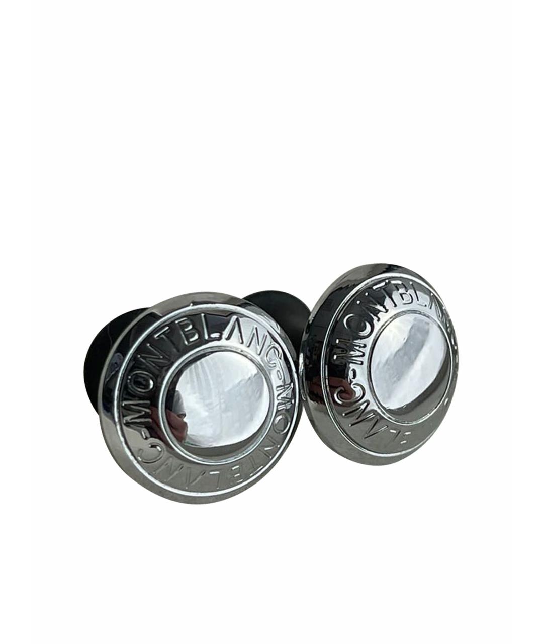 MONTBLANC Серебряные металлические запонки, фото 1