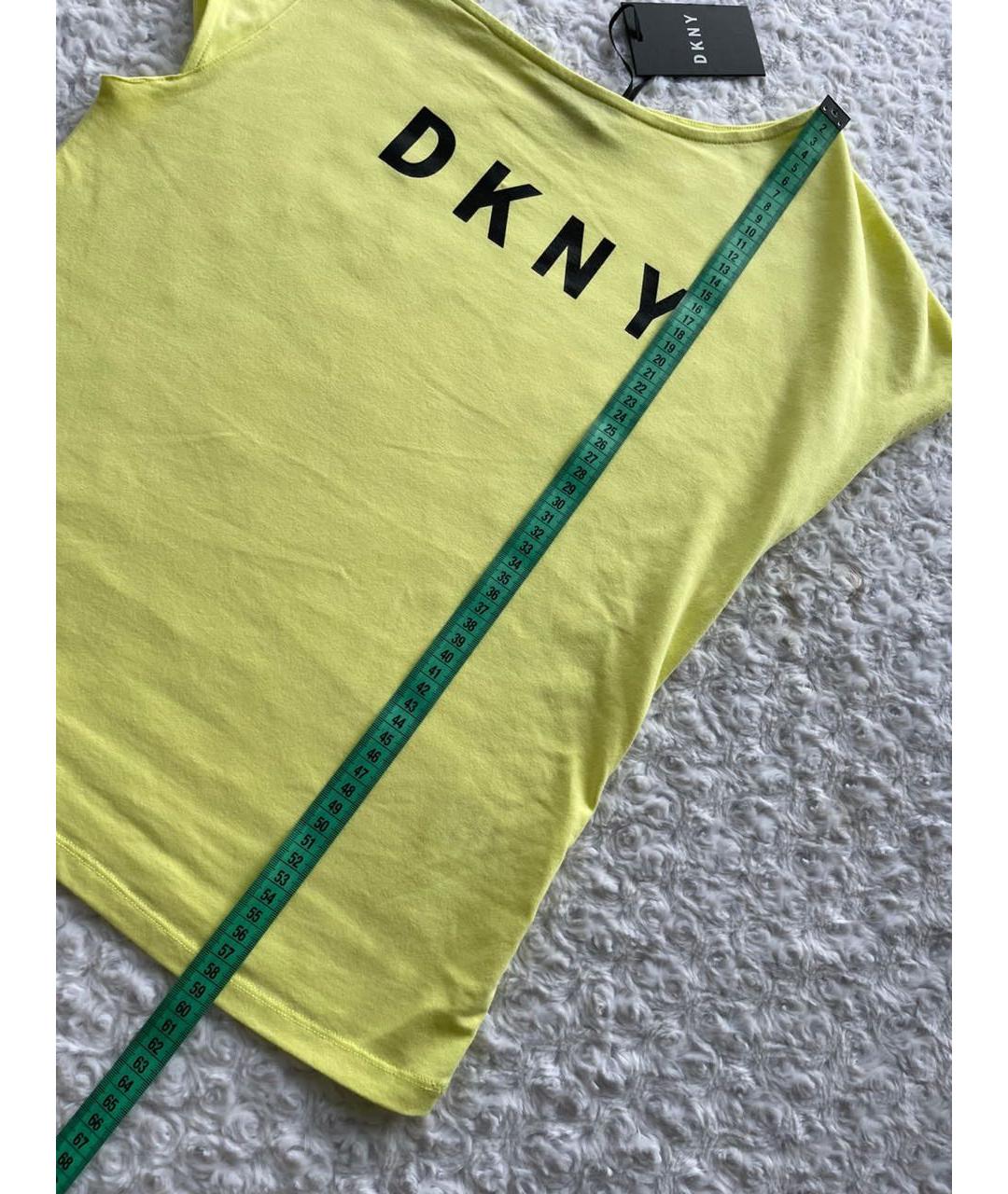 DKNY Желтый хлопковый детская футболка / топ, фото 5