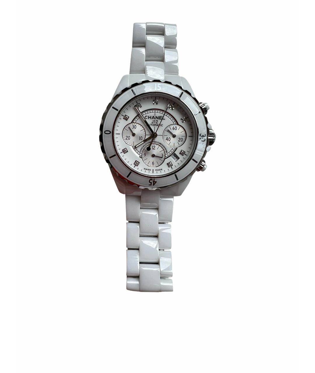 CHANEL PRE-OWNED Белые металлические часы, фото 1