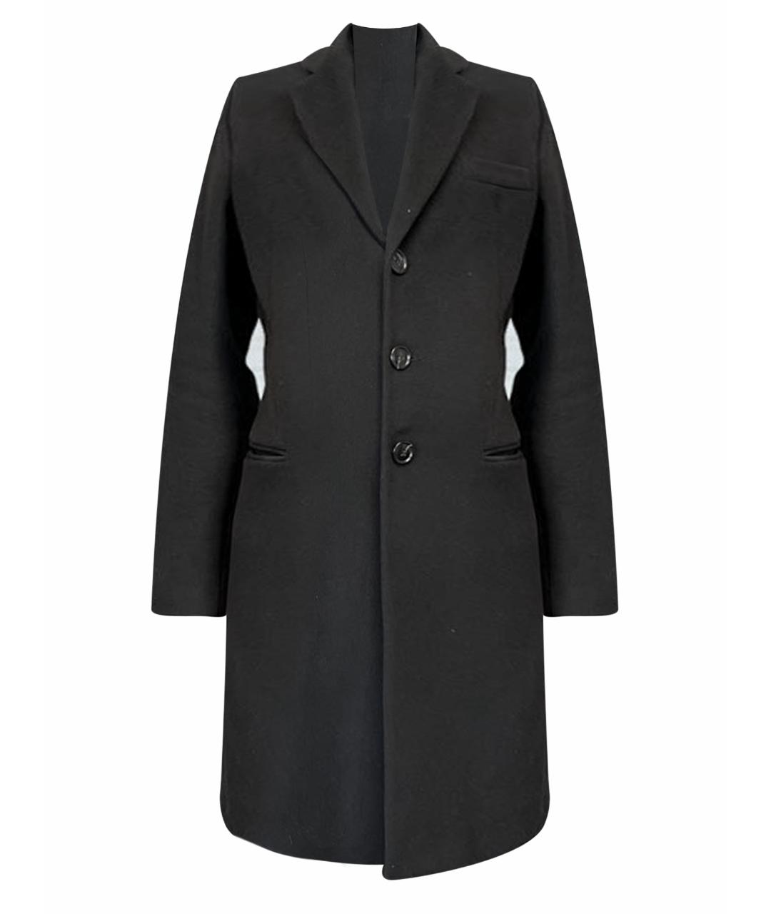 EMPORIO ARMANI Черное кашемировое пальто, фото 1