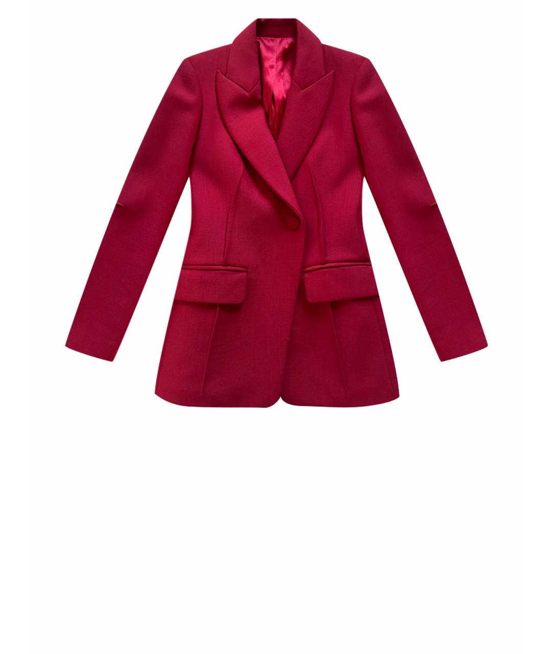 JOSEPH Красный шерстяной жакет/пиджак, фото 1