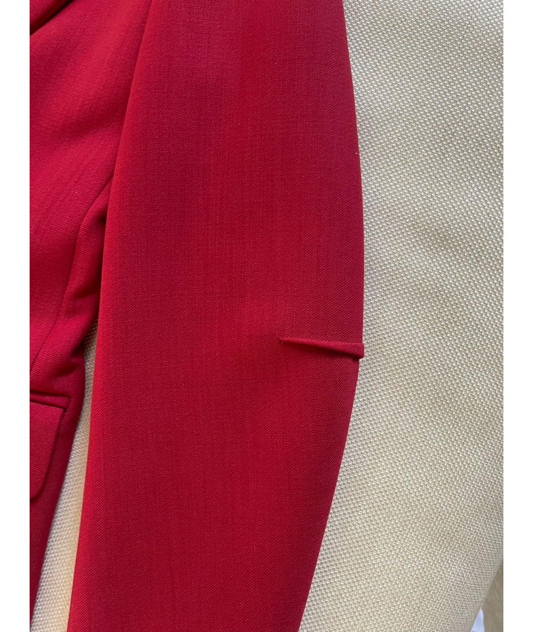 JOSEPH Красный шерстяной жакет/пиджак, фото 5