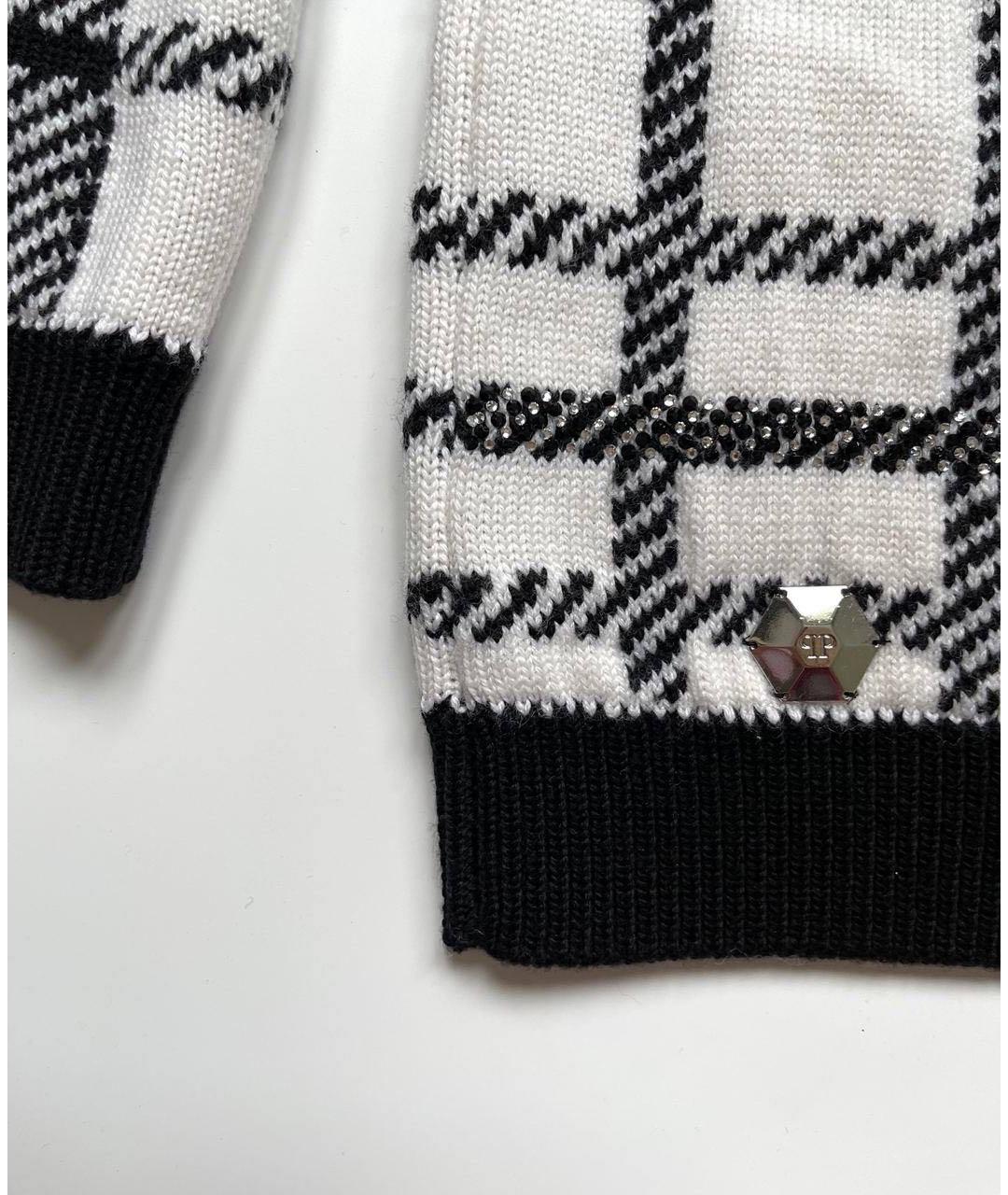 PHILIPP PLEIN Черный шерстяной джемпер / свитер, фото 5